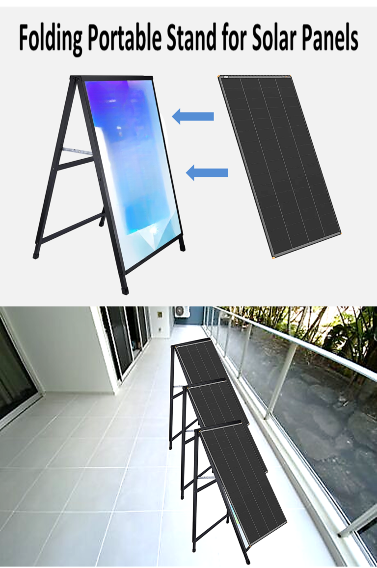Solar Panel Folding Portable Stand
