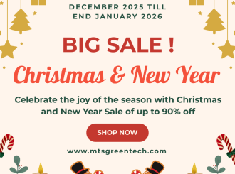 Green And Red Illustrated Christmas Sale Instagram Post